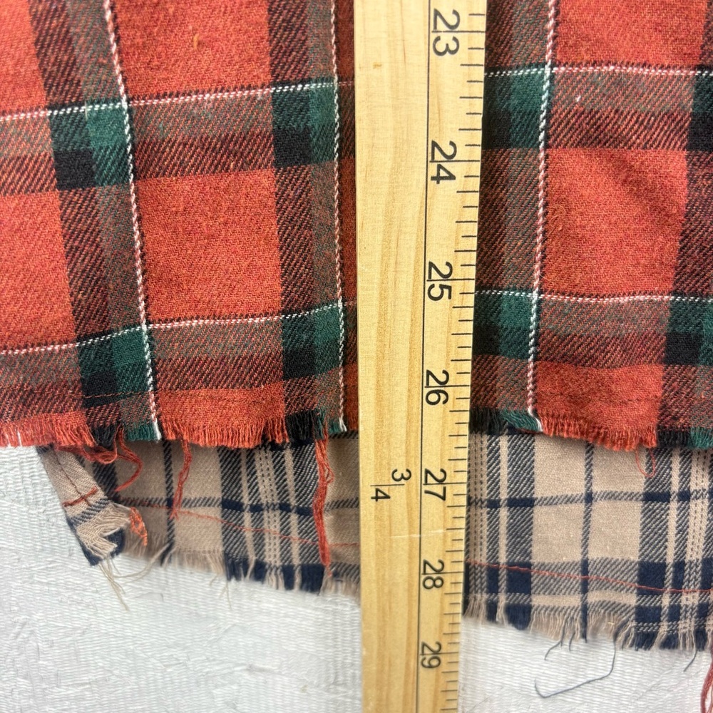 Entro Contrast Patchwork Plaid Flannel Button Up … - image 8